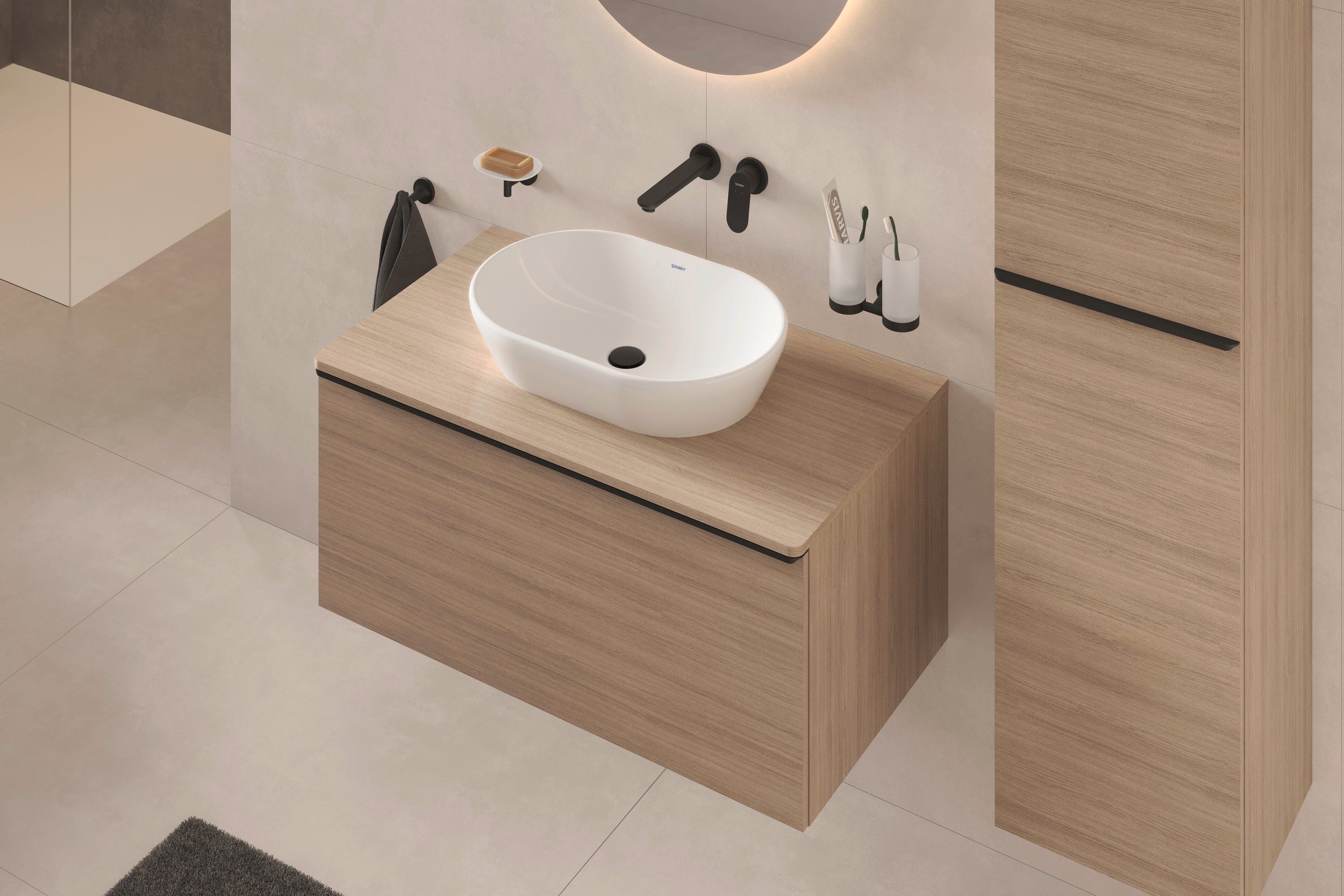  Duravit Wave Mezclador de Palanca Única para Lavabo Empotrado 