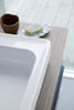 Lavabo sobre encimera Duravit Soleil, 56 cm, blanco alto brillo