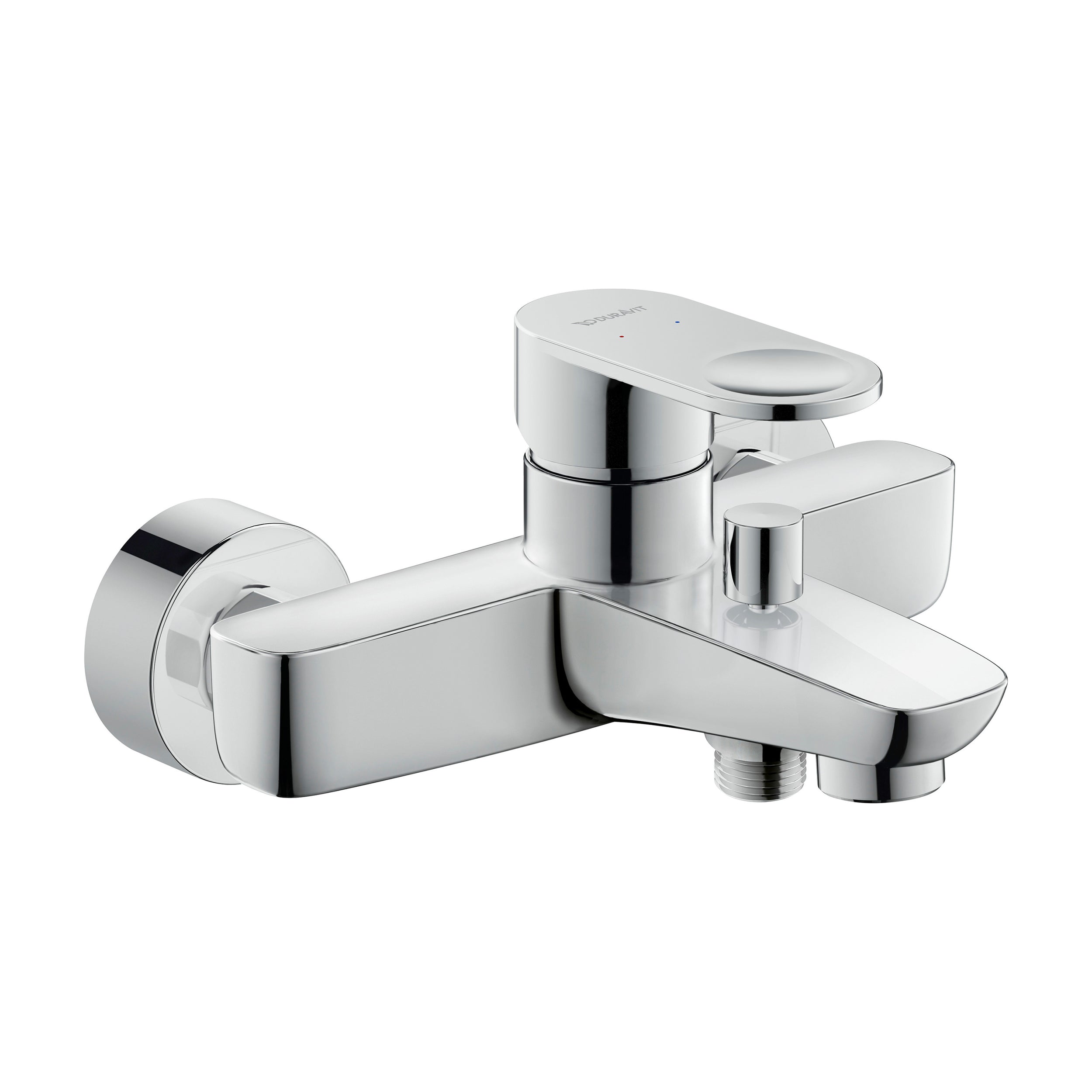 Duravit B.3 Mezclador de bañera, de superficie, 2 consumidores, cromado