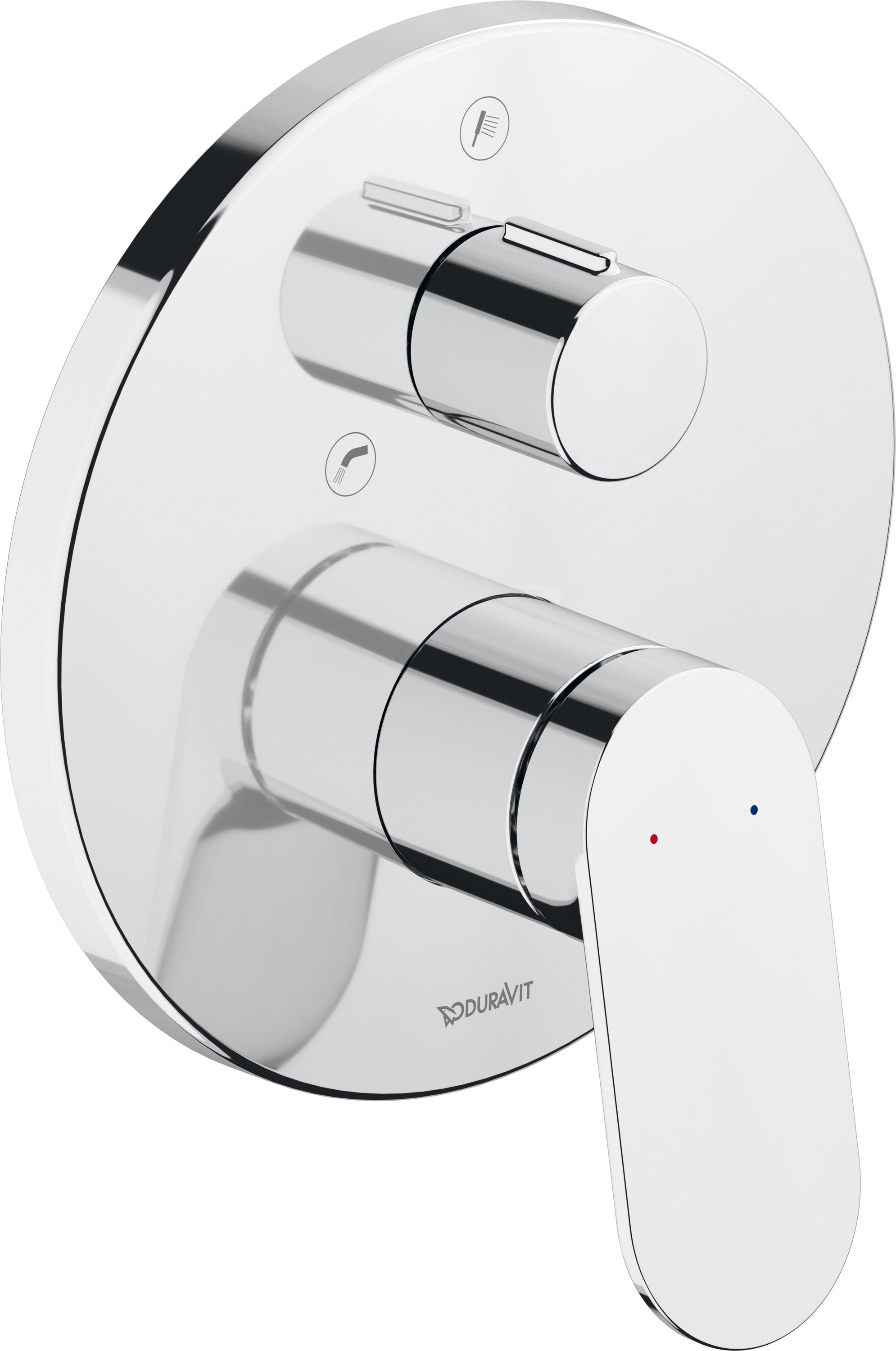 Duravit Wave mezclador monomando para bañera empotrado
