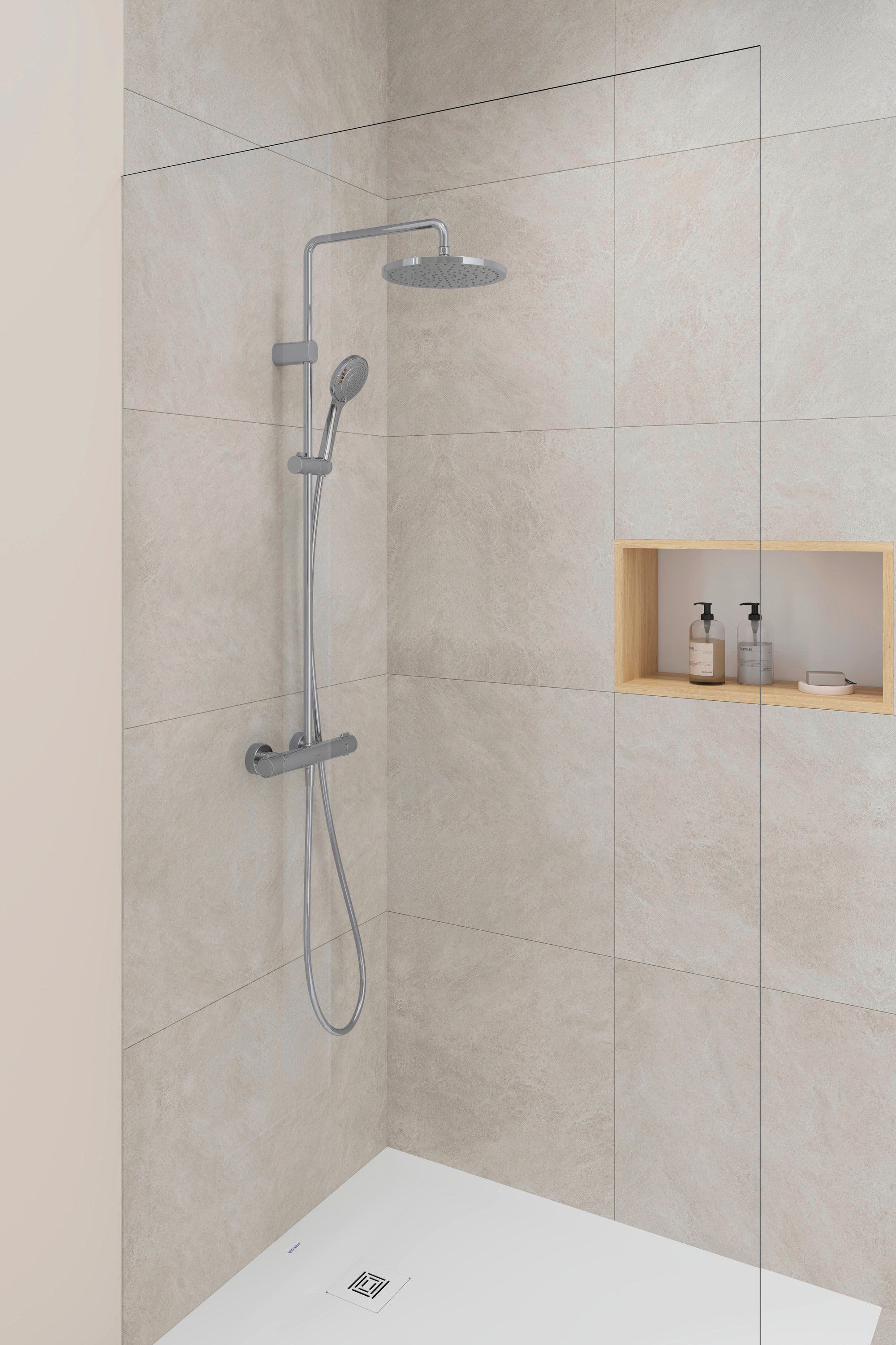 Sistema de ducha Duravit, con termostato