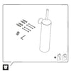 Duravit Starck T set de escobilla