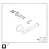 Portarrollos de papel Duravit Starck T
