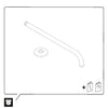 Duravit Universal brazo de ducha