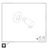 Duravit Universal codo de conexión mural