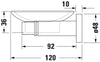 Duravit D-Code jabonera Ø10 cm para 1 jabón