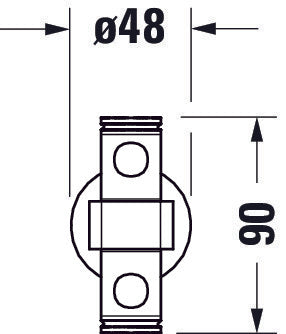 Toallero Duravit D-Code 