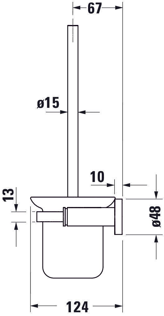 Duravit juego de cepillos D-Code