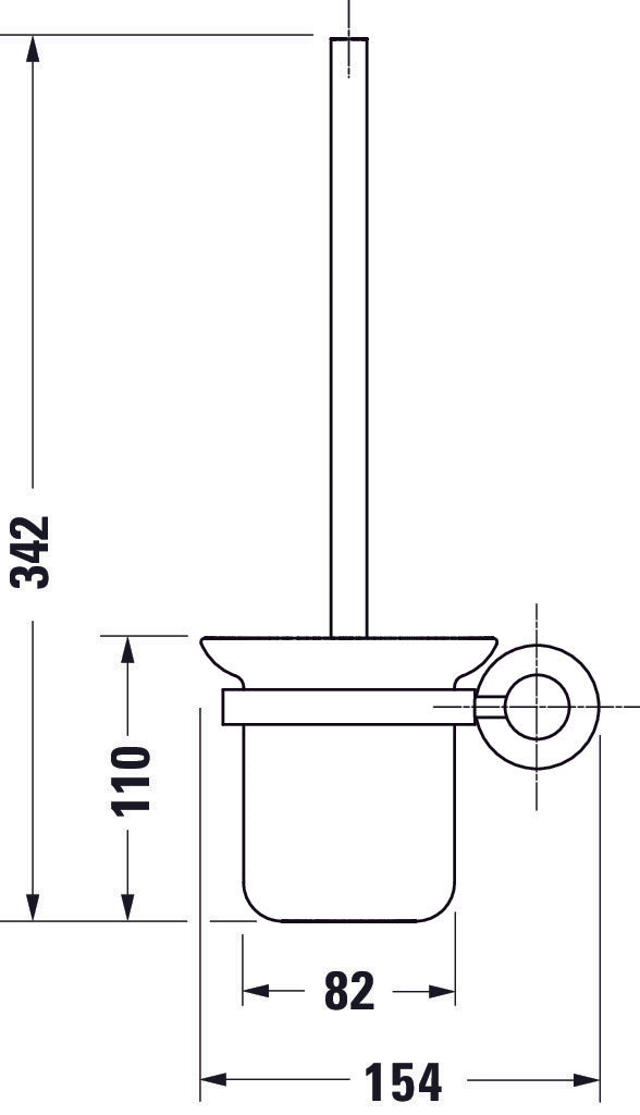 Duravit juego de cepillos D-Code