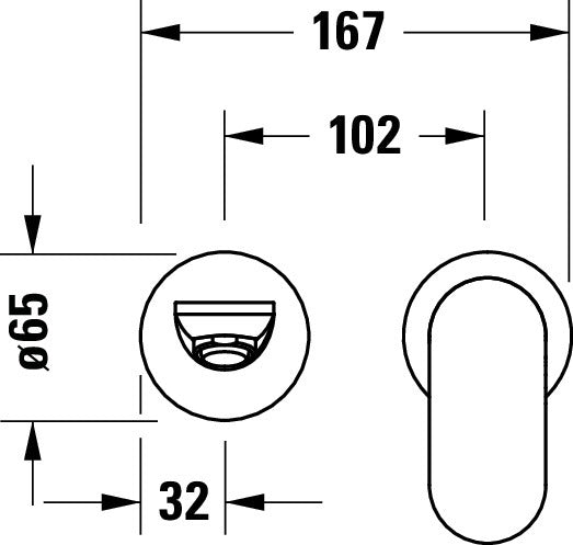  Duravit Wave Mezclador de Palanca Única para Lavabo Empotrado 
