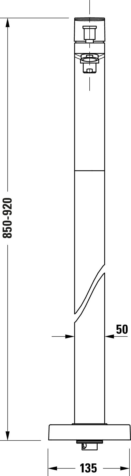 Duravit Manhattan Mezclador monomando de bañera