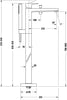 Duravit Manhattan Mezclador monomando de bañera