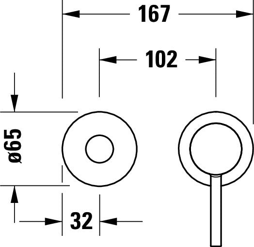Duravit Circle Grifo de lavabo monomando