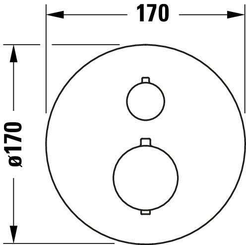 Termostato empotrado Duravit