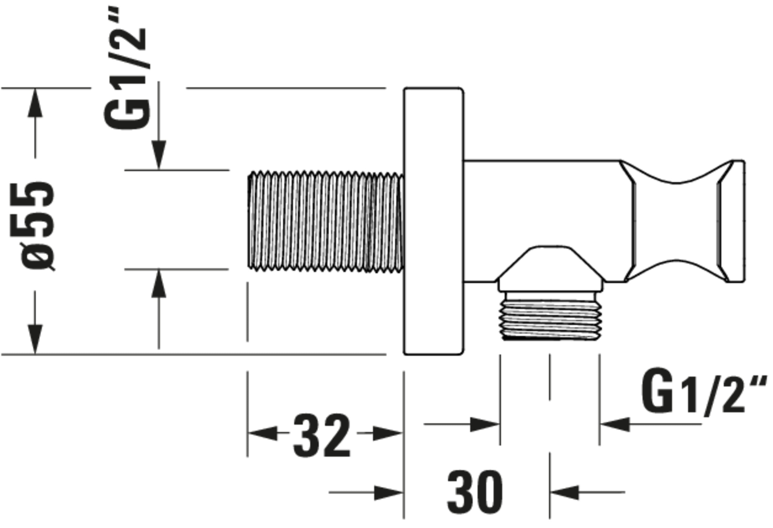 Sistema de ducha empotrado Duravit con termostato y rociador superior