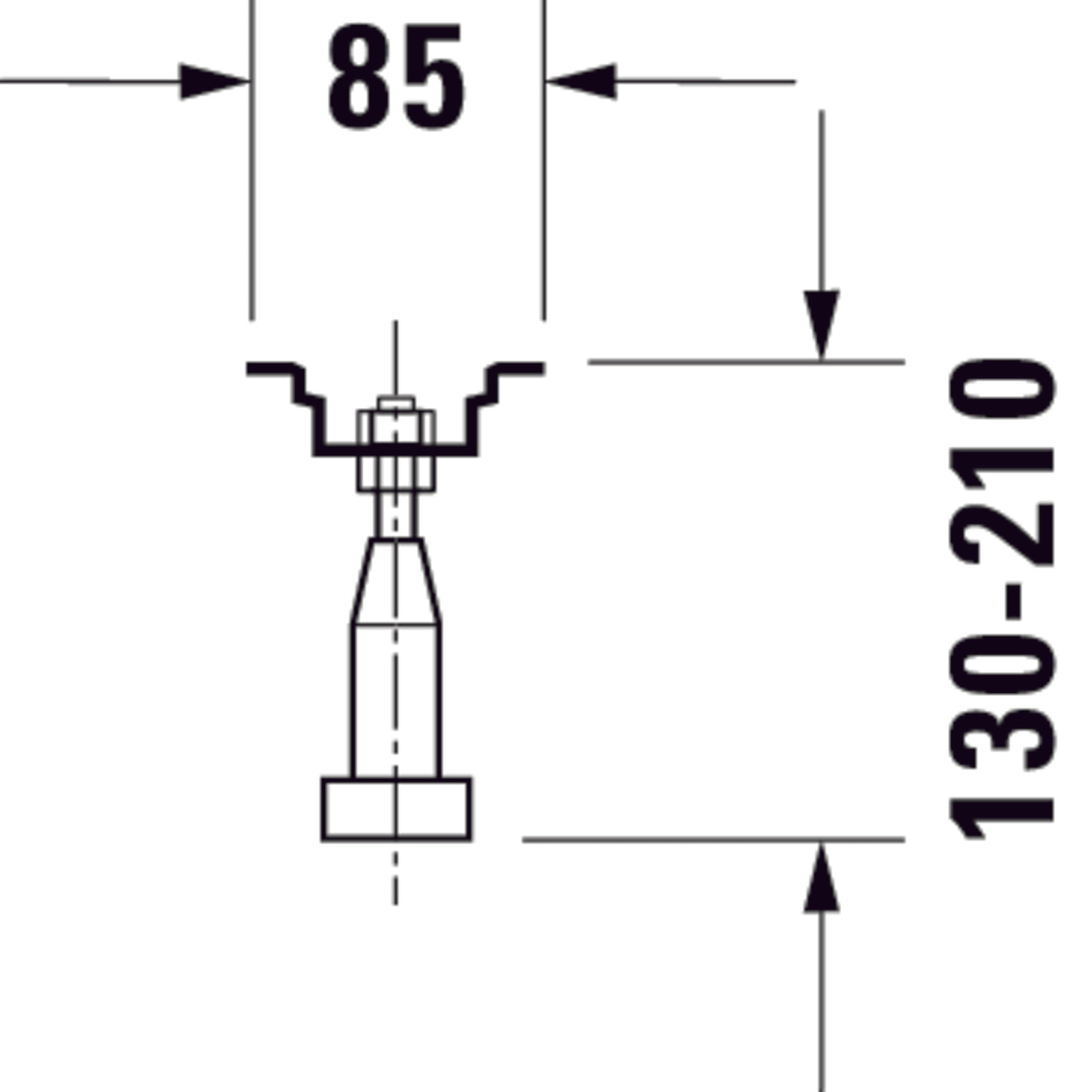 Duravit Pedestal universal - 2 piezas