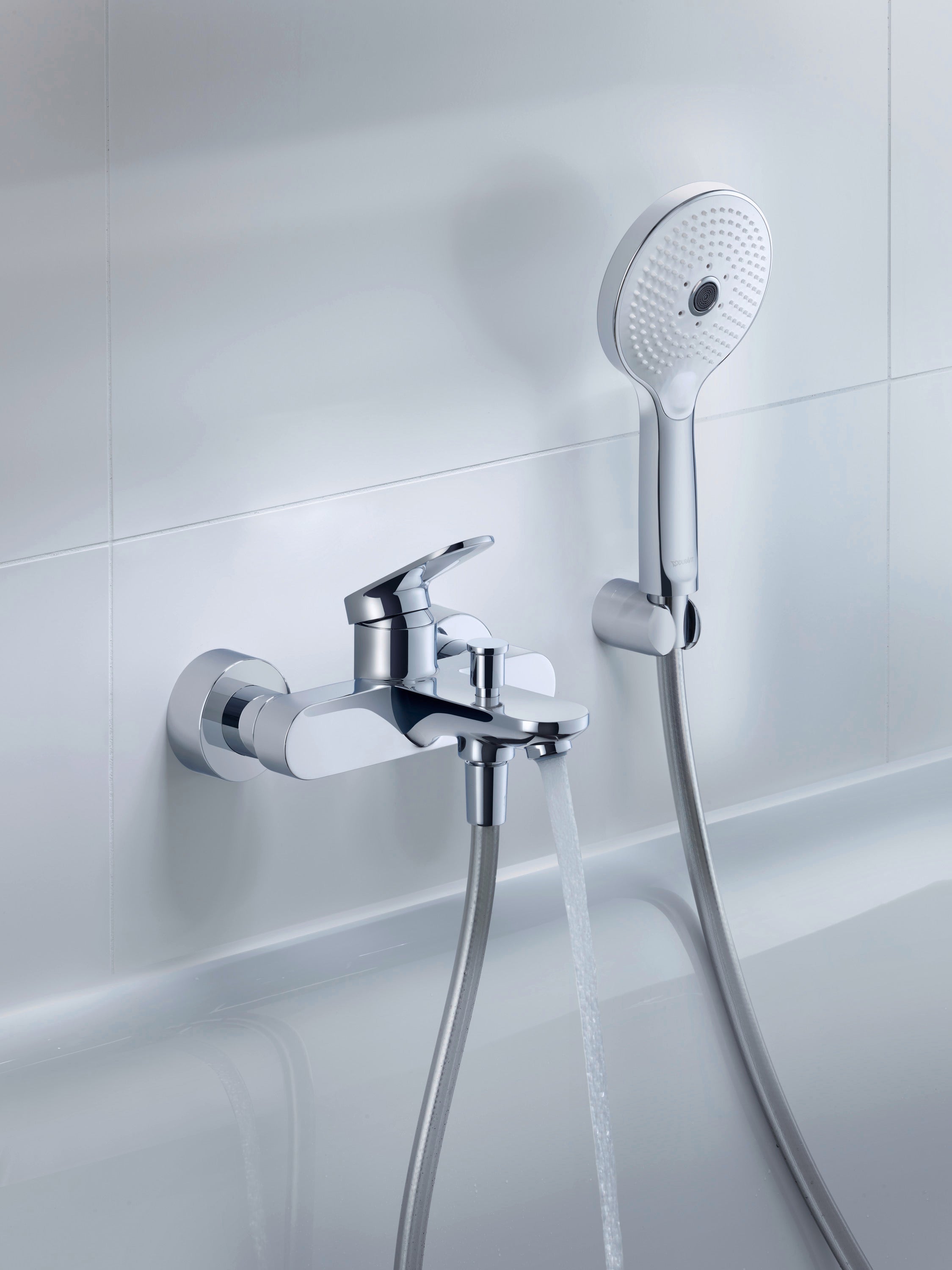 Duravit Wave Mezclador monomando de superficie para bañera 