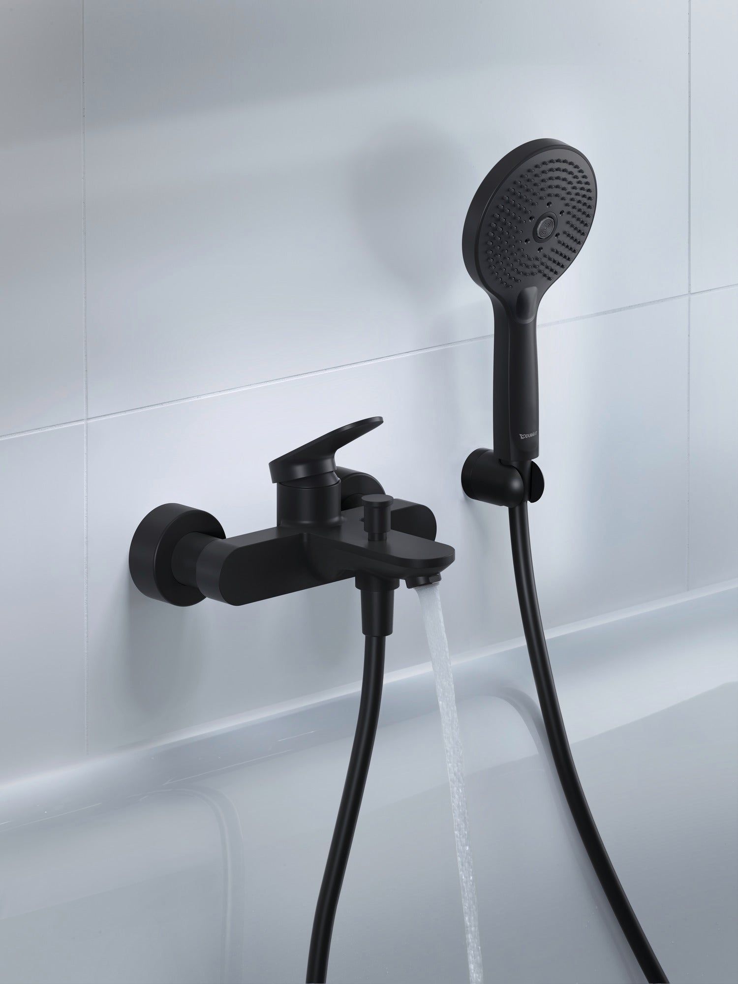 Duravit Wave Mezclador monomando de superficie para bañera 