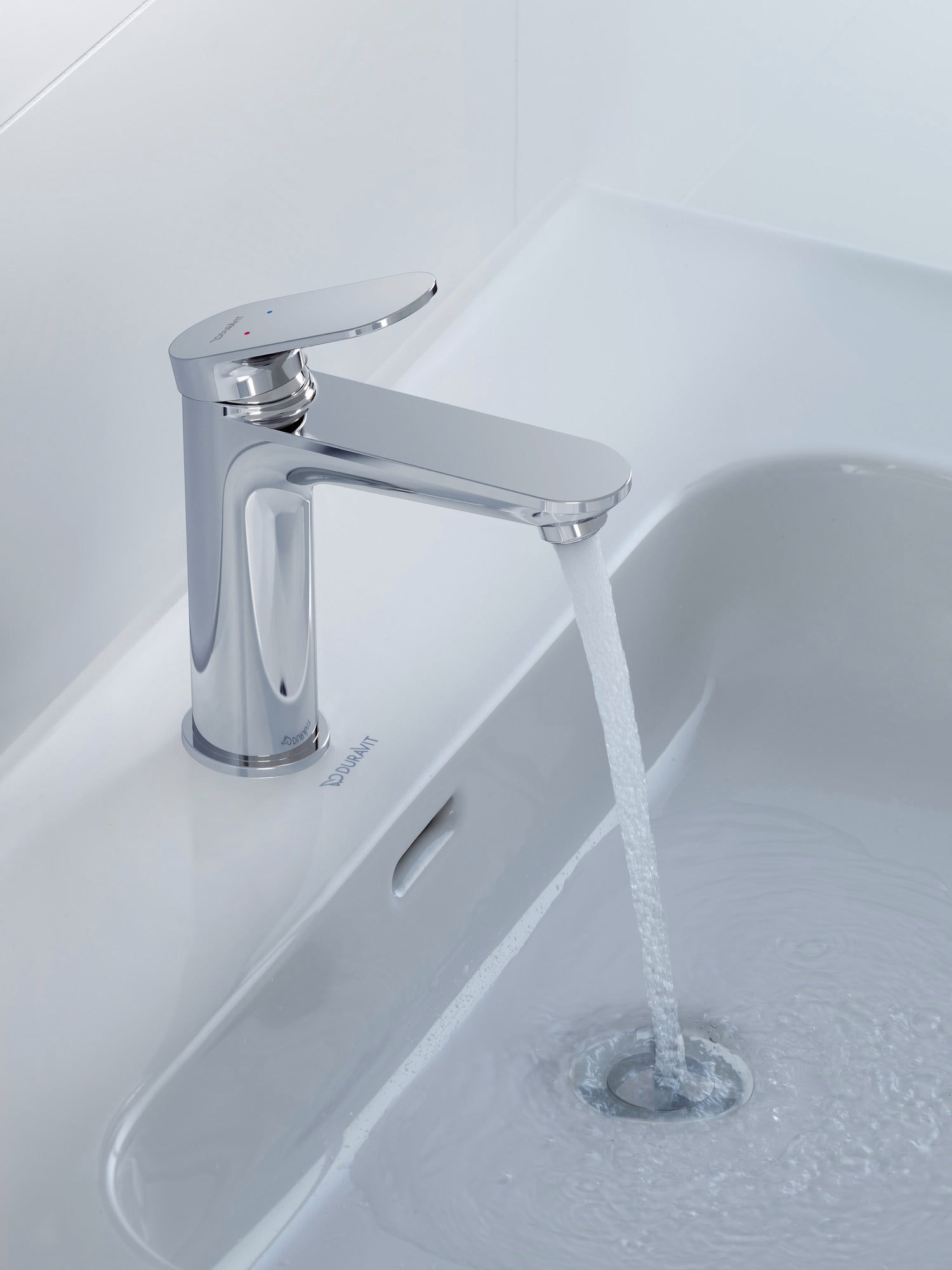 Duravit Wave Mezclador monomando de lavabo M con barra de tracción - color seleccionable