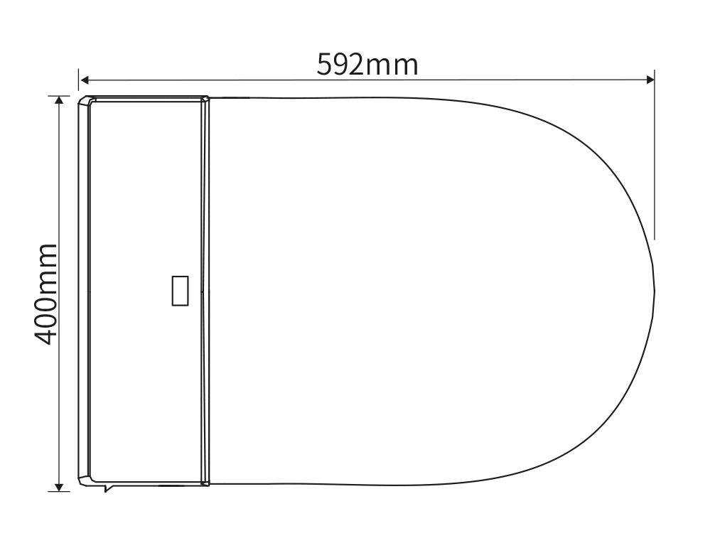 Juego completo de inodoro ducha 540 PRO con elemento de preinstalación Geberit Duofix