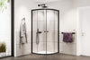 Ducha redonda NT509 con puertas correderas