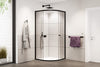 Ducha redonda NT509 con puertas correderas
