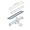 Canaleta de ducha de acero inoxidable FlexGTB02