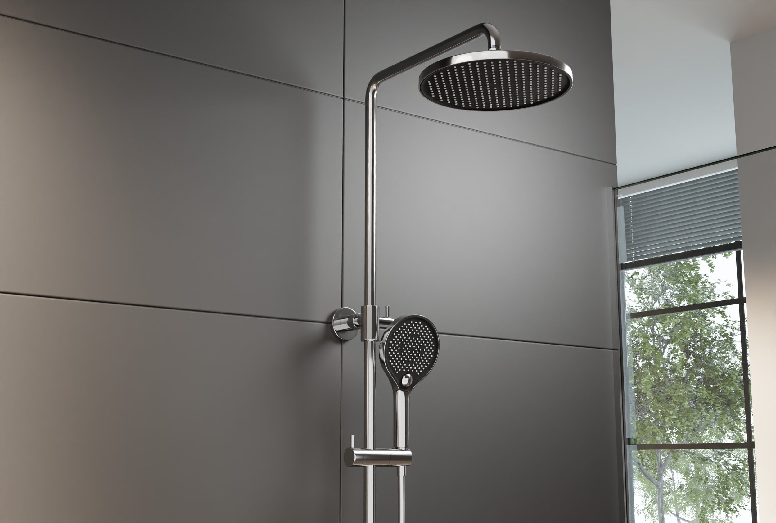 Columna de ducha de diseño Termostato 8221 BASIC