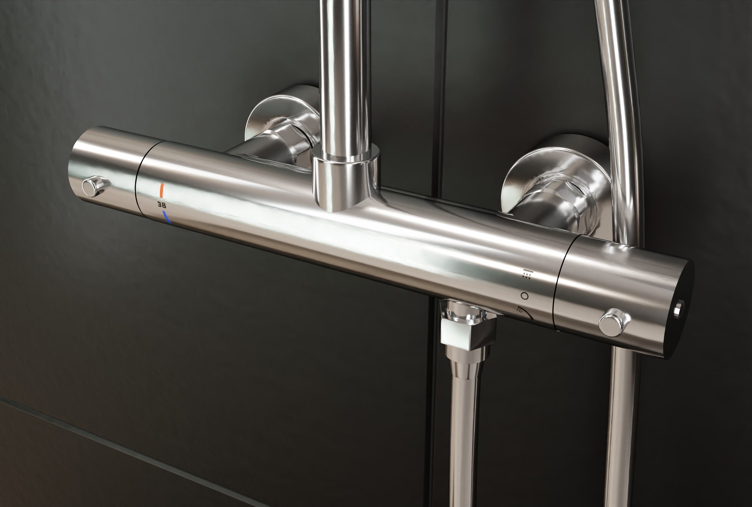 Columna de ducha de diseño termostato 4011 BASIC