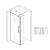 Mampara de ducha Walk-In-Dusche Nano NT109