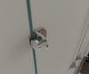 Mampara de ducha en forma U EX412 - 120 x 90 x 195 cm - con auténtico cristal NANO DE 8 mm