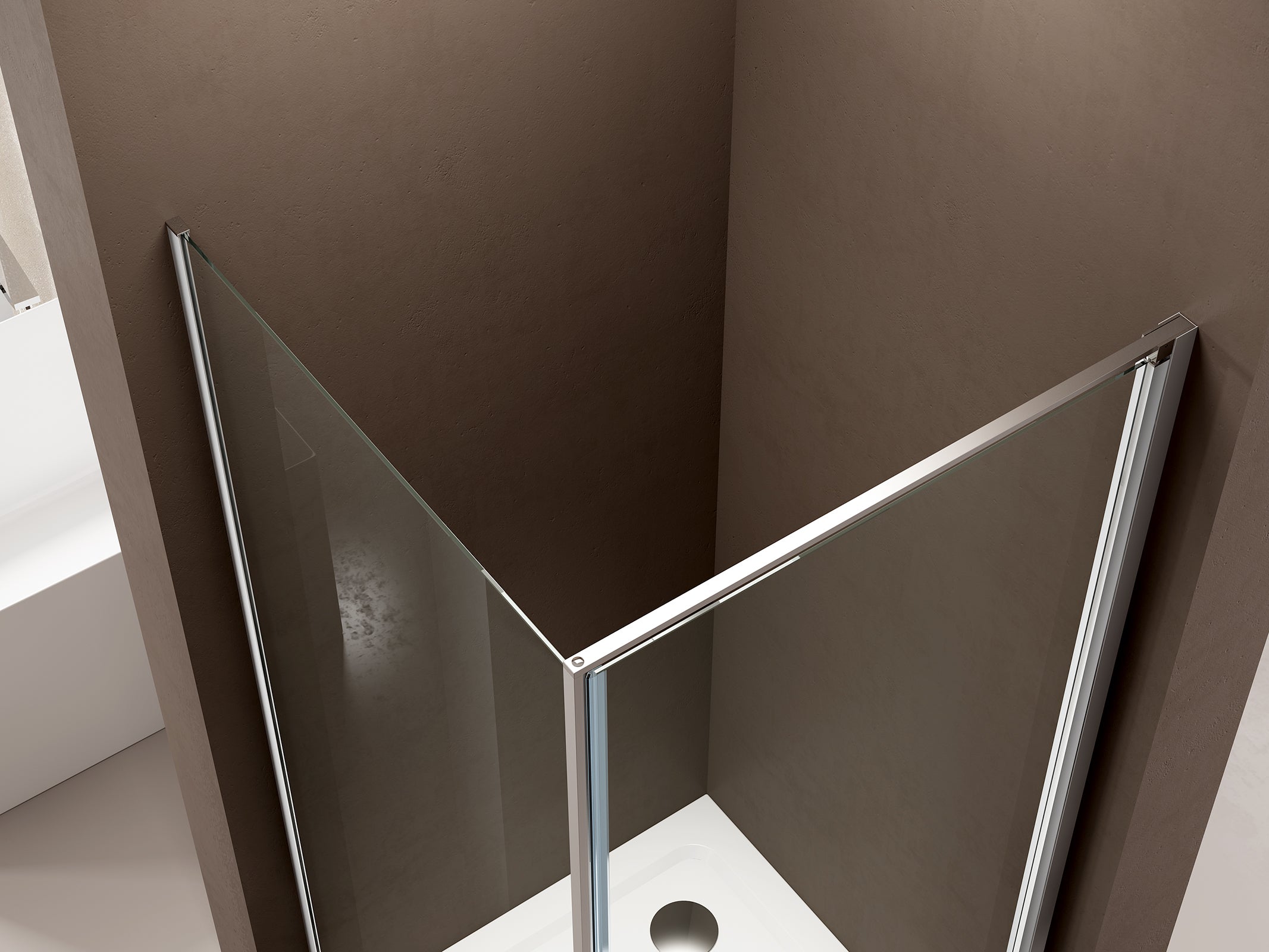 Mampara de ducha angular EX416S