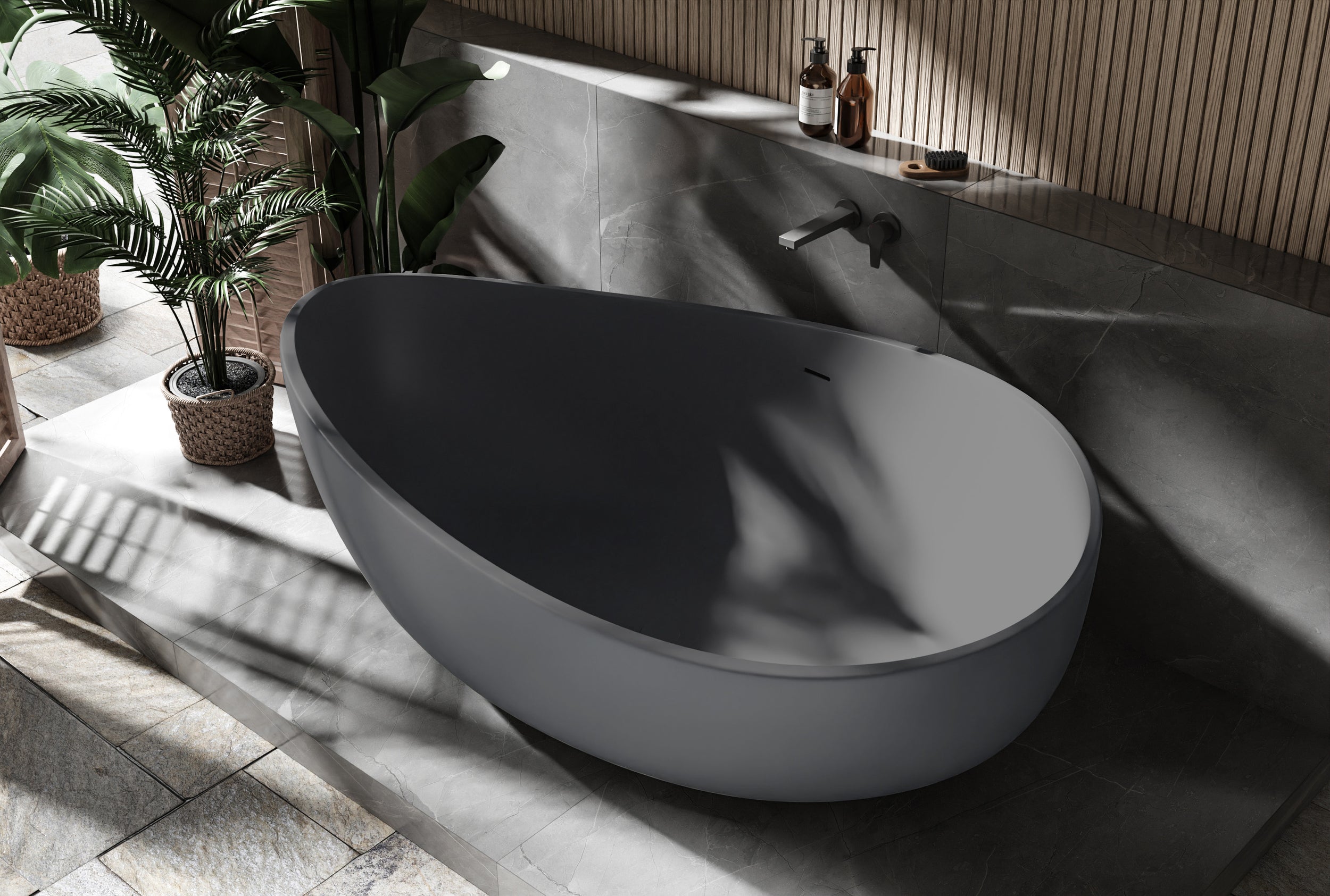 Bañera exenta WAVE STONE