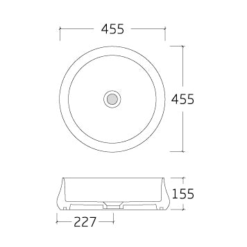 Lavabo sobre encimera KW6188