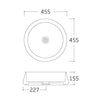 Lavabo sobre encimera KW6188