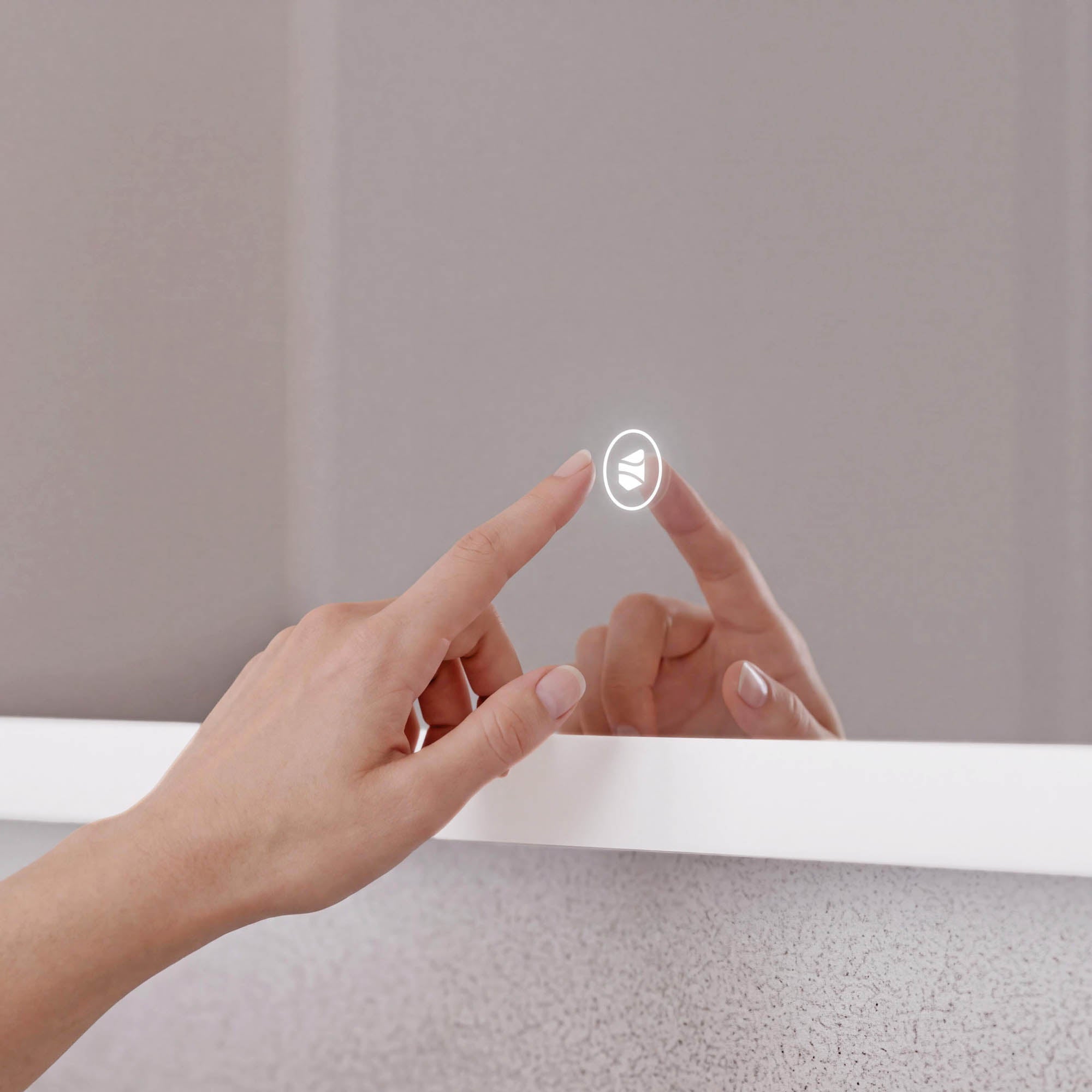 Espejo de baño LED rectangular AUREL