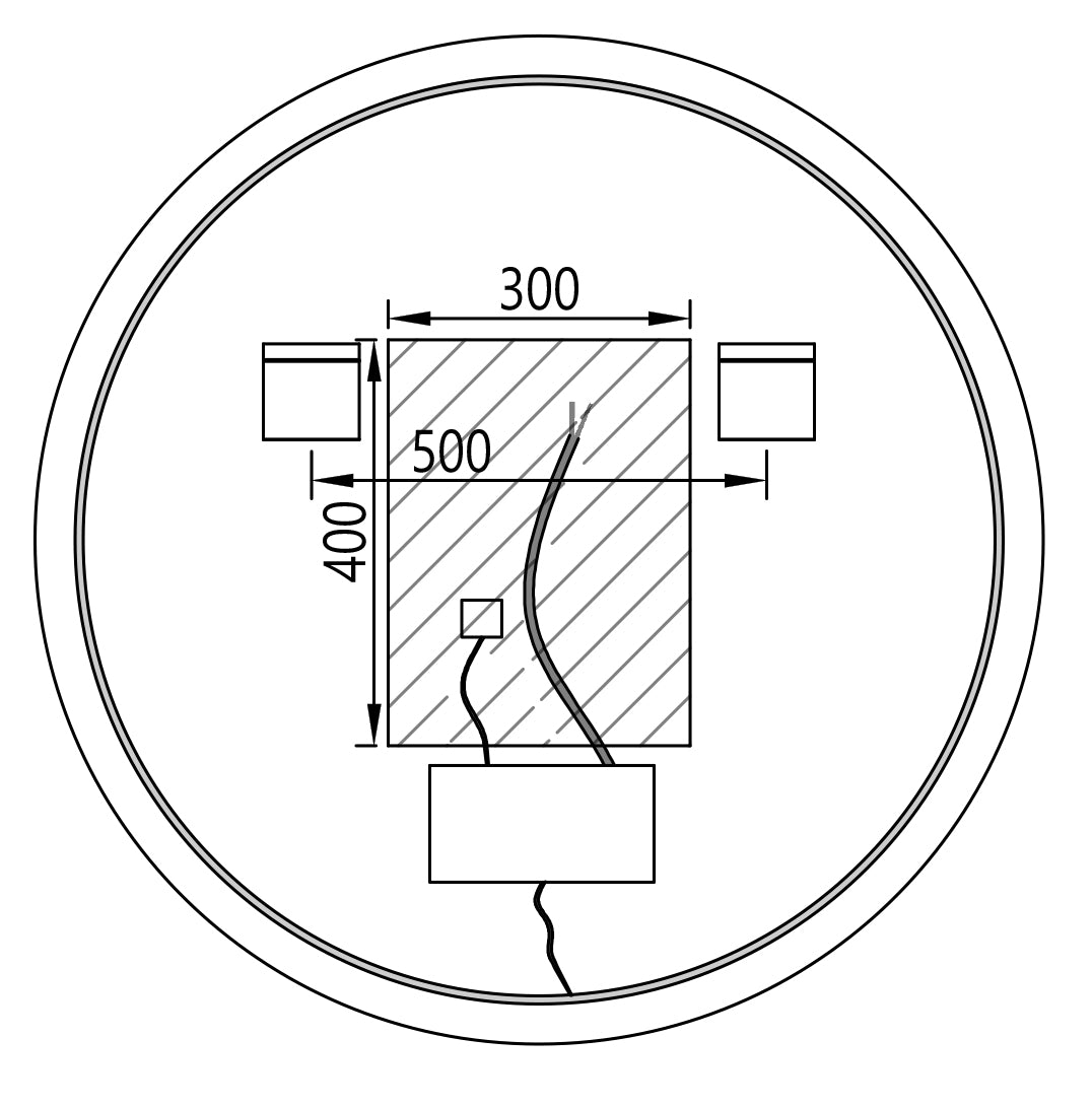 Espejo de luz LED 2712 - 2.0