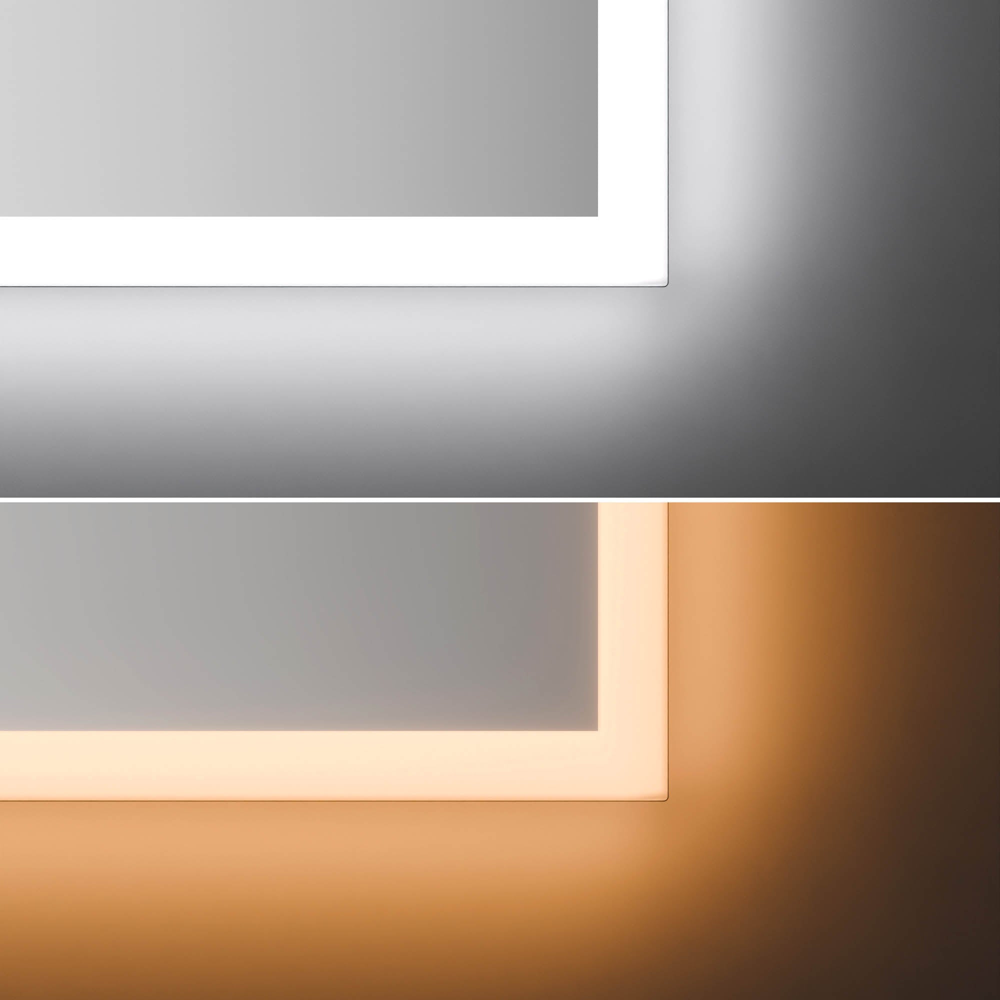 Espejo de baño LED rectangular AUREL