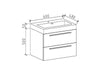 Conjunto de muebles de baño M600
