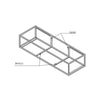 Soporte de lavabo 150S