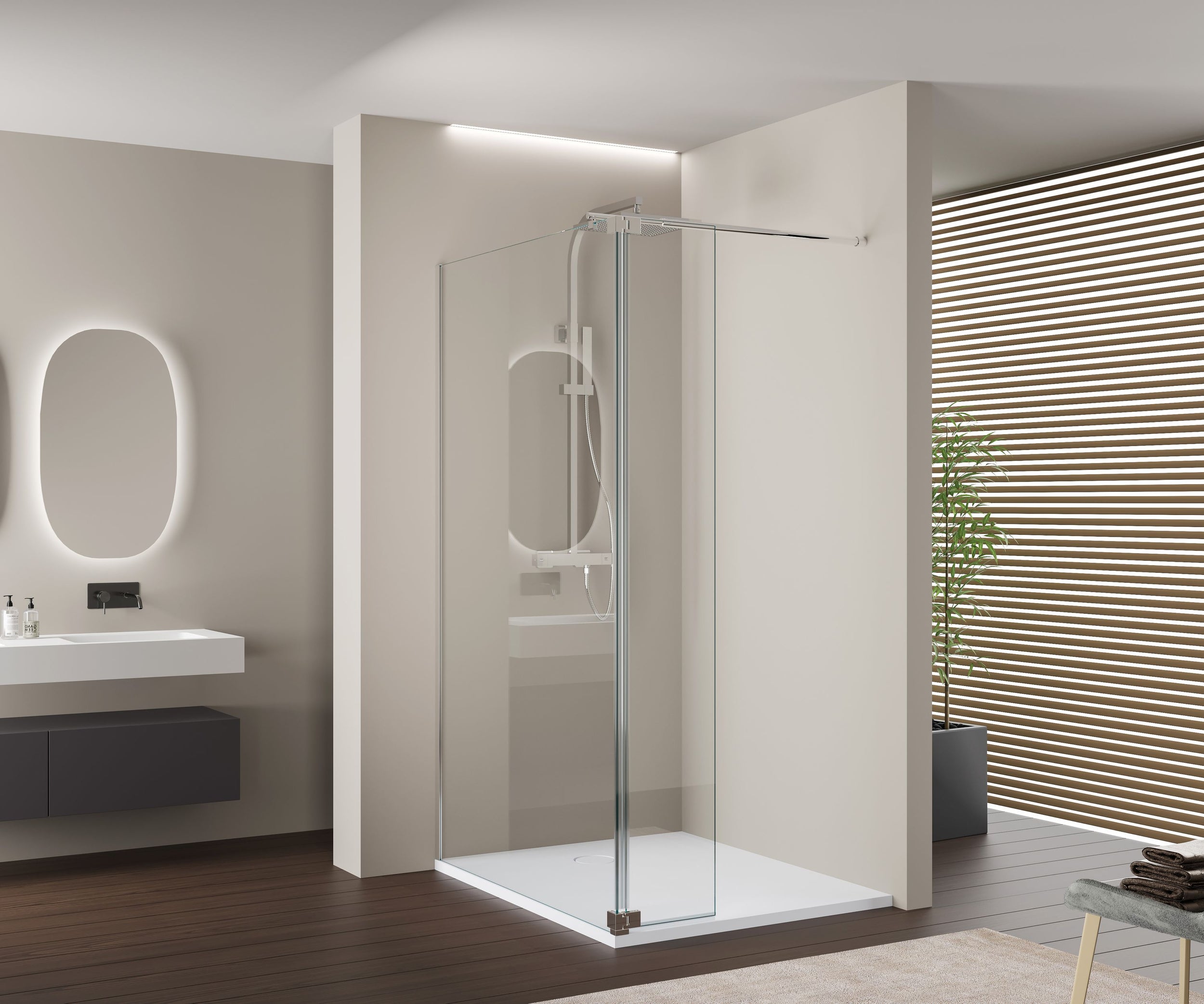 Mampara de ducha Walk-In-Dusche Nano NT109