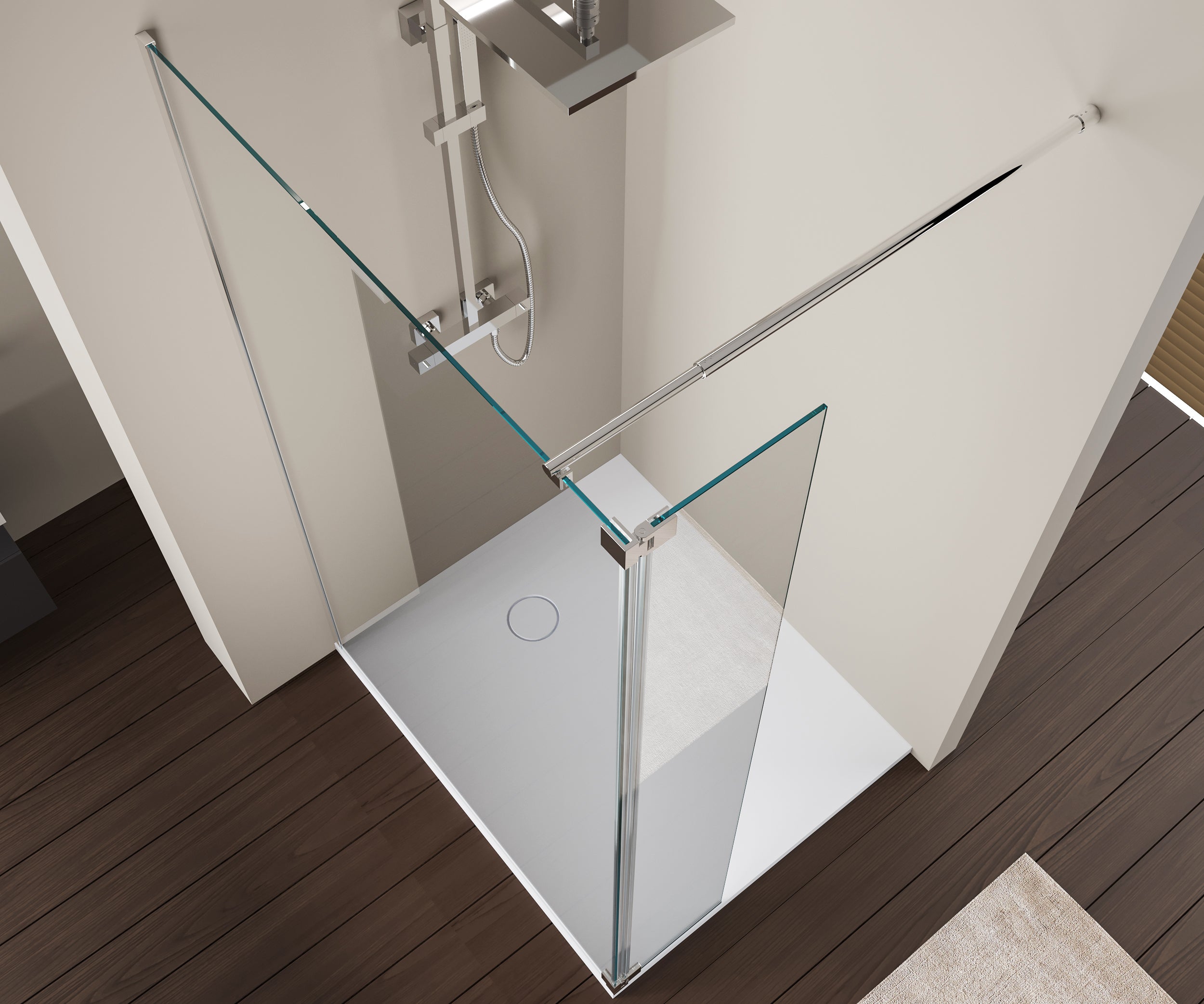Mampara de ducha Walk-In-Dusche Nano NT109