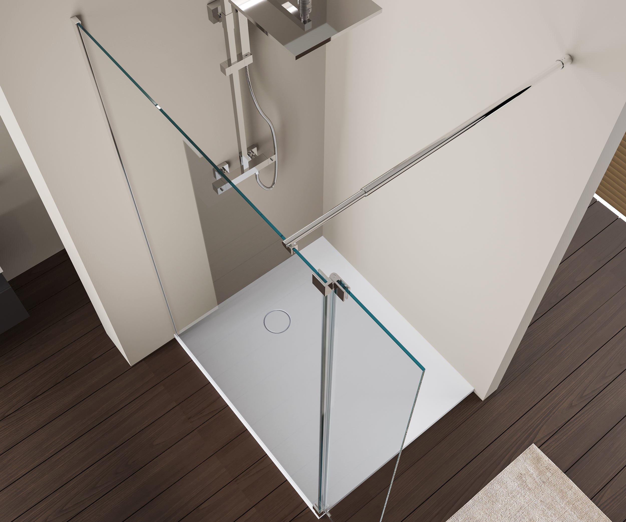 Mampara de ducha Walk-In-Dusche Nano NT109