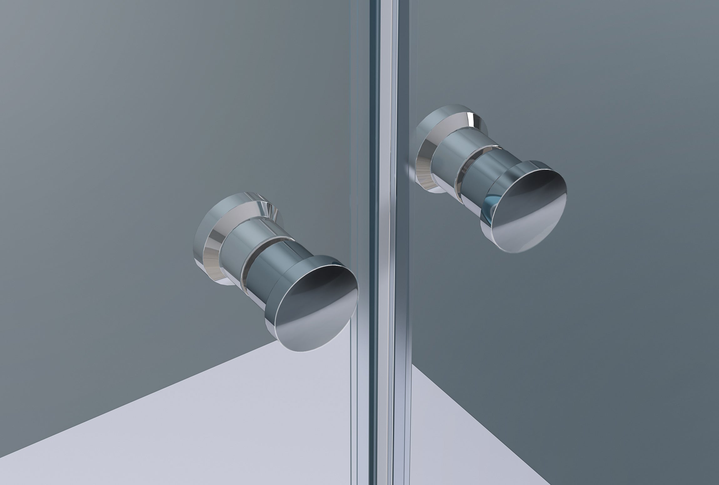 Ducha alcoba con puertas batientes dobles NT218