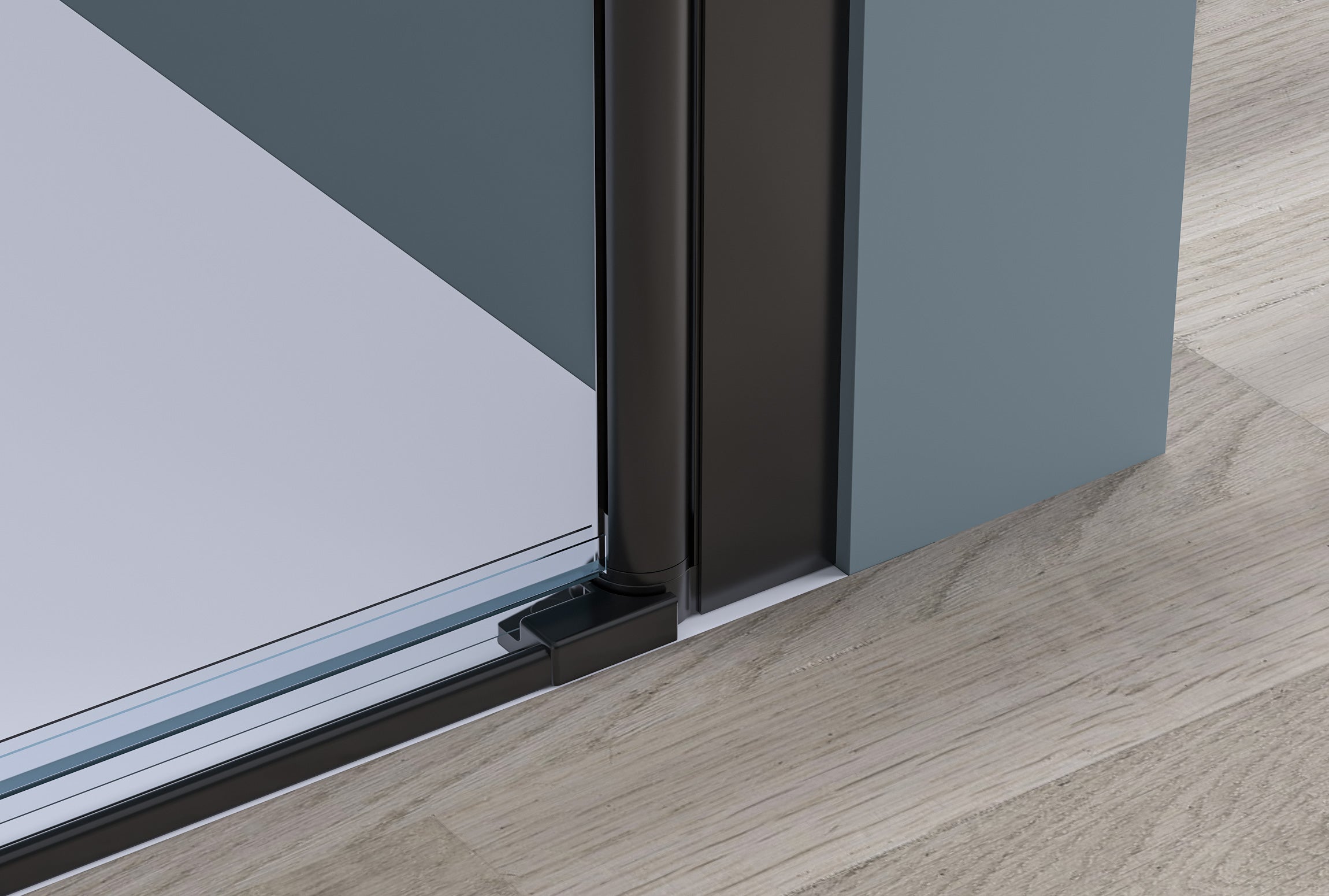 Ducha alcoba con puertas batientes dobles NT218
