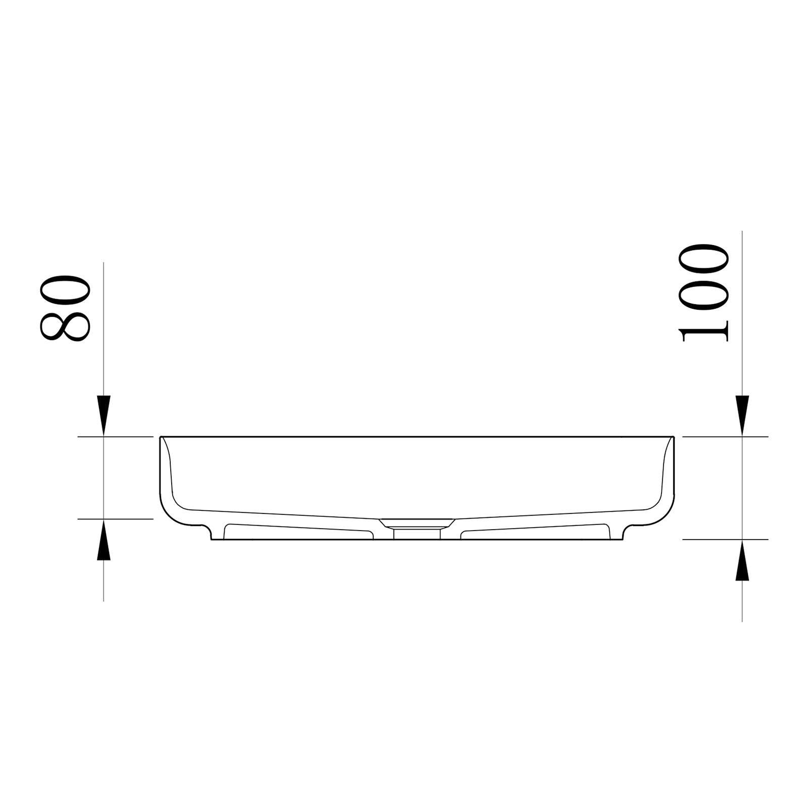 Lavabo de encimera NT2524