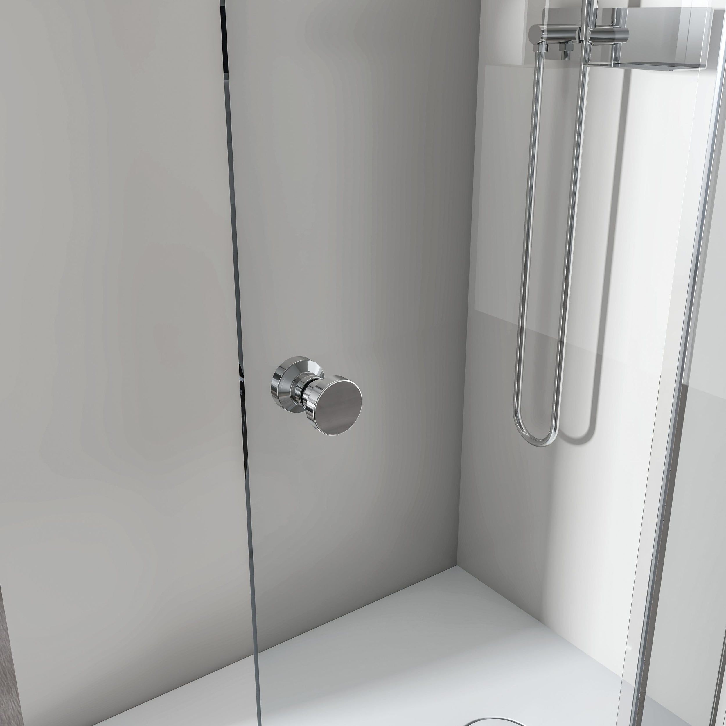 Ducha de esquina con puerta corredera NT504