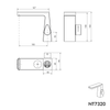 Grifo mezclador monomando para lavabo NT7320