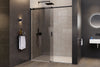 Ducha alcoba con puerta corredera NT806 FLEX Negro mate