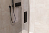 Ducha alcoba con puerta corredera NT806 FLEX Negro mate